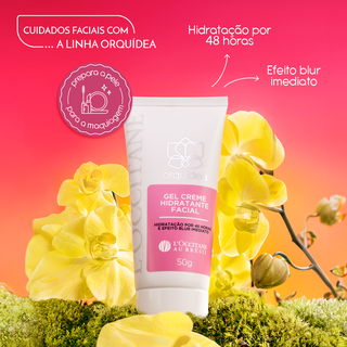 Gel Creme Hidratante Facial Orquídea 50g